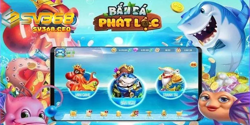 Bắn cá phát lộc là tựa game giải trí vô cùng đặc sắc của SV368