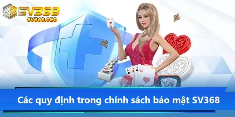 Những quy định trong chính sách bảo mật SV368